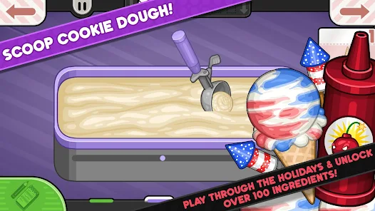 Papa's Scooperia To Go! screenshot 2