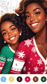 Black Color Paint By Number screenshot 2