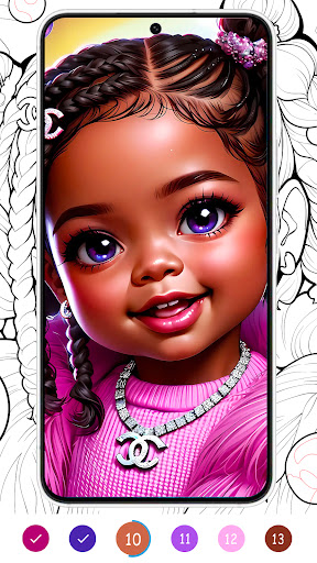 Black Color : Color By Number screenshot 3