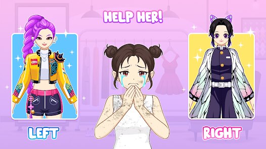 Left Or Right Perfect Dress Up screenshot 1