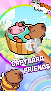 Pixel Number Cute Coloring screenshot 3