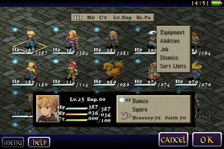 FINAL FANTASY TACTICS : WotL screenshot 3