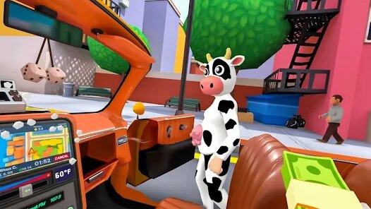 Crazy Taxi Driver Game screenshot 1