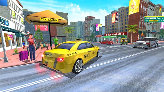 US Taxi Car Parking Simulator screenshot 3