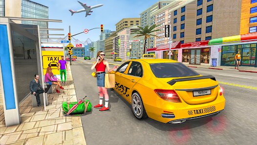 US Taxi Car Parking Simulator screenshot 6