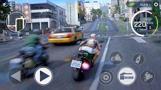 Real Moto Driving Racing World screenshot 2
