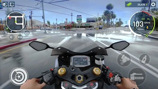 Real Moto Driving Racing World screenshot 3
