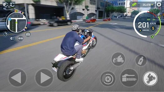 Real Moto Driving Racing World screenshot 4