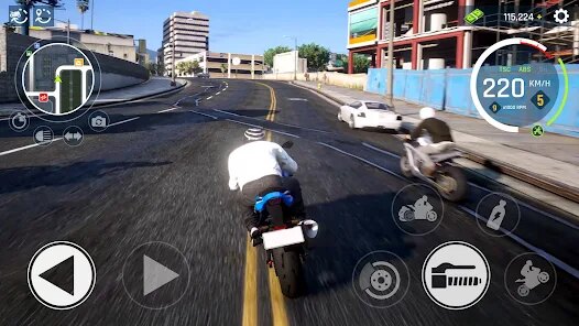 Real Moto Driving Racing World screenshot 5