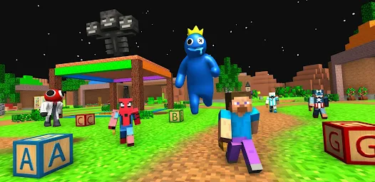 Rainbow Craftsman Survivor 3D screenshot 4