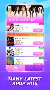 Kpop Tiles: Piano Rhythm Game screenshot 1