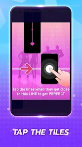 Kpop Tiles: Piano Rhythm Game screenshot 3