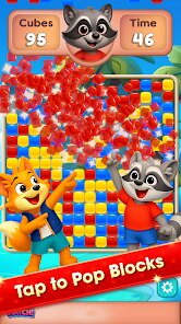 Raccoon Pop Match screenshot 1