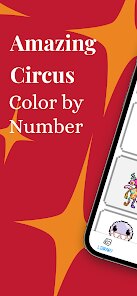 Amazing Circus Pixel Coloring screenshot 1