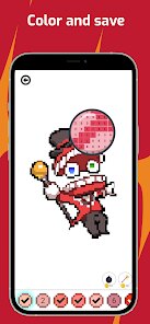 Amazing Circus Pixel Coloring screenshot 4